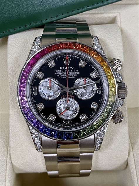 men rolex rainbow daytona|rolex rainbow daytona original price.